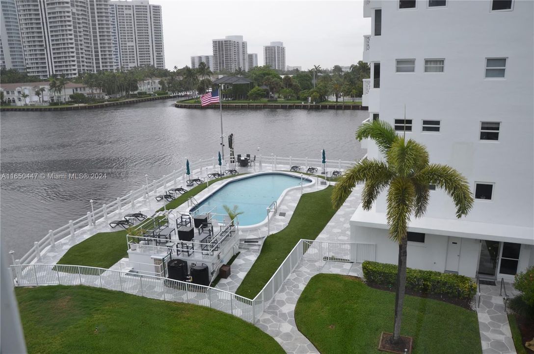 Pool with a view!