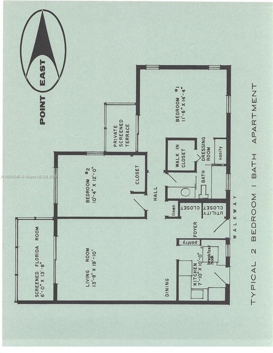 965 square feet