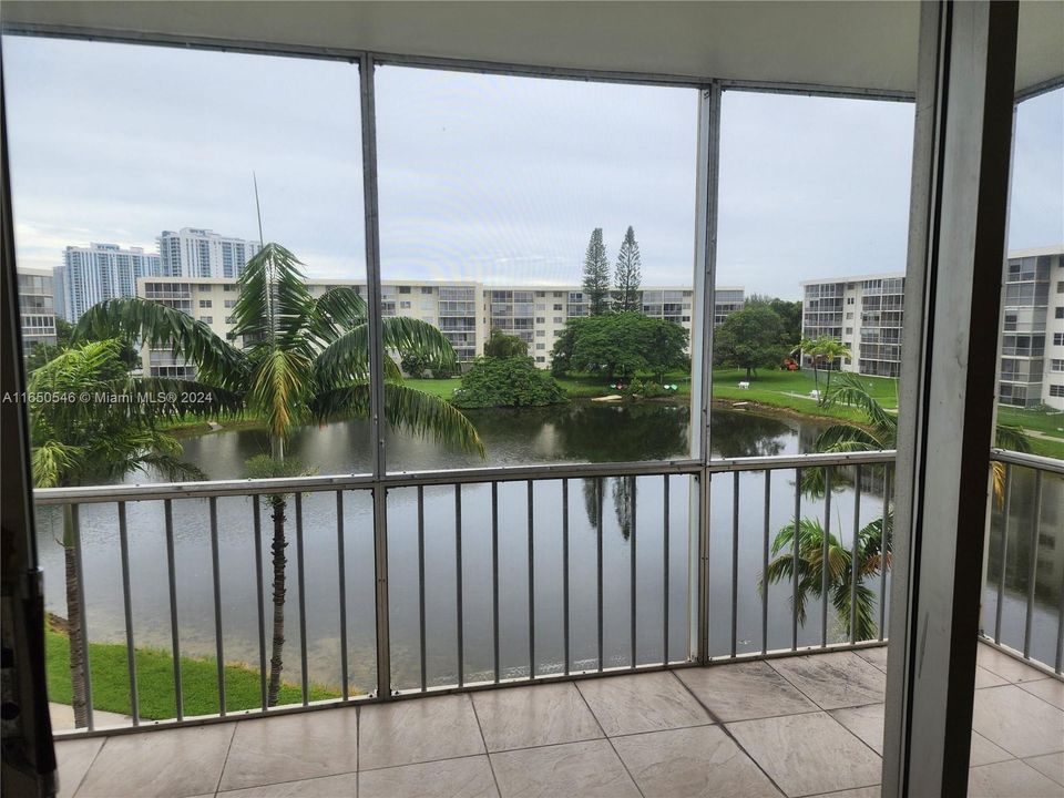 Main balcony view of lagoon