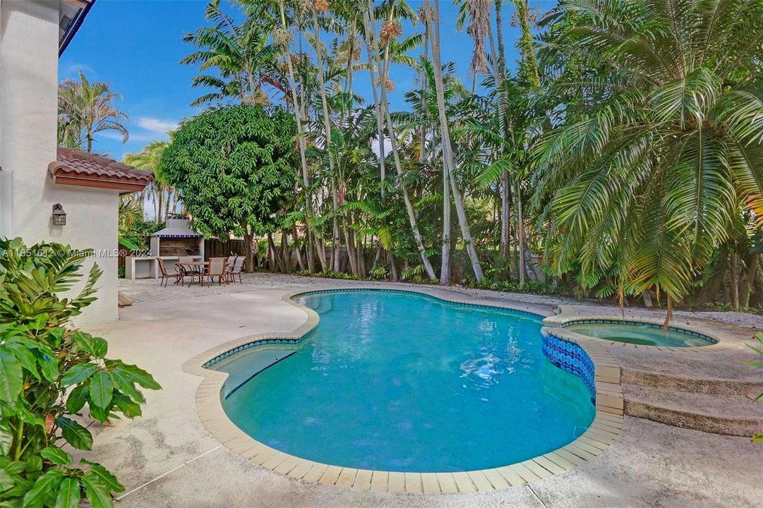 Large garden with mango and avocado tree