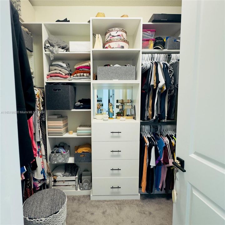 master bedroom closet