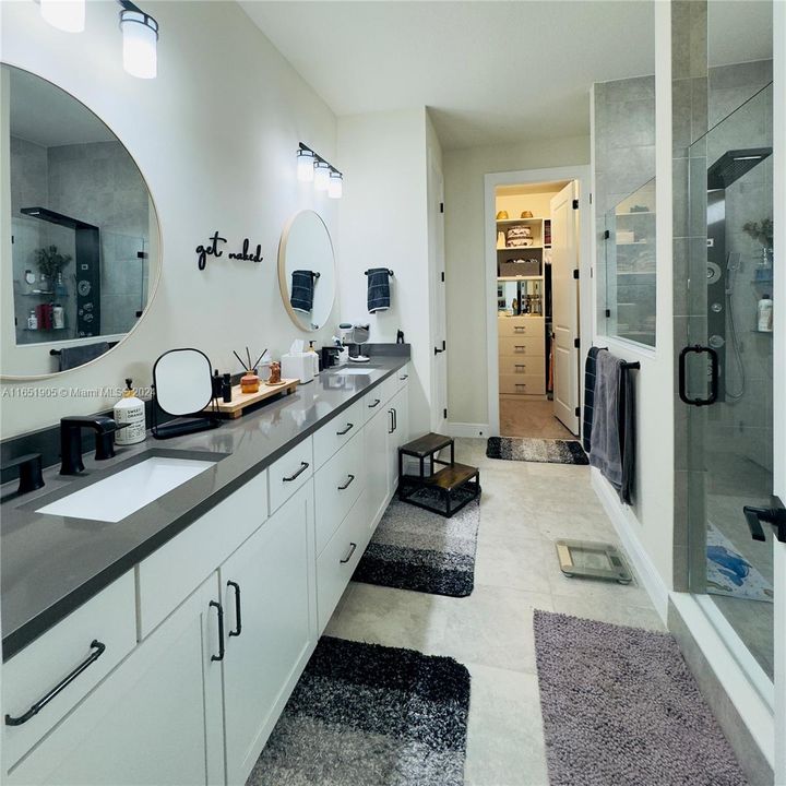 master bathroom vanity