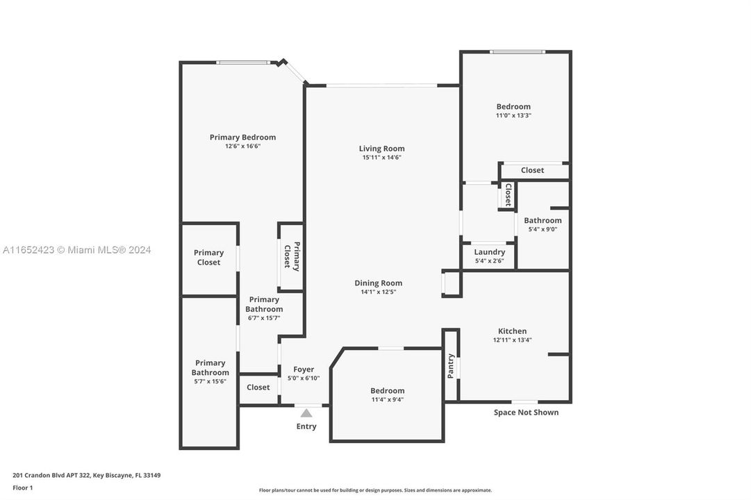 For Sale: $1,100,000 (2 beds, 2 baths, 1541 Square Feet)