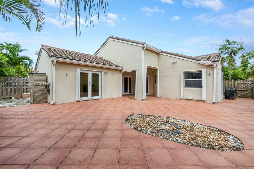 Property viewed from the patio