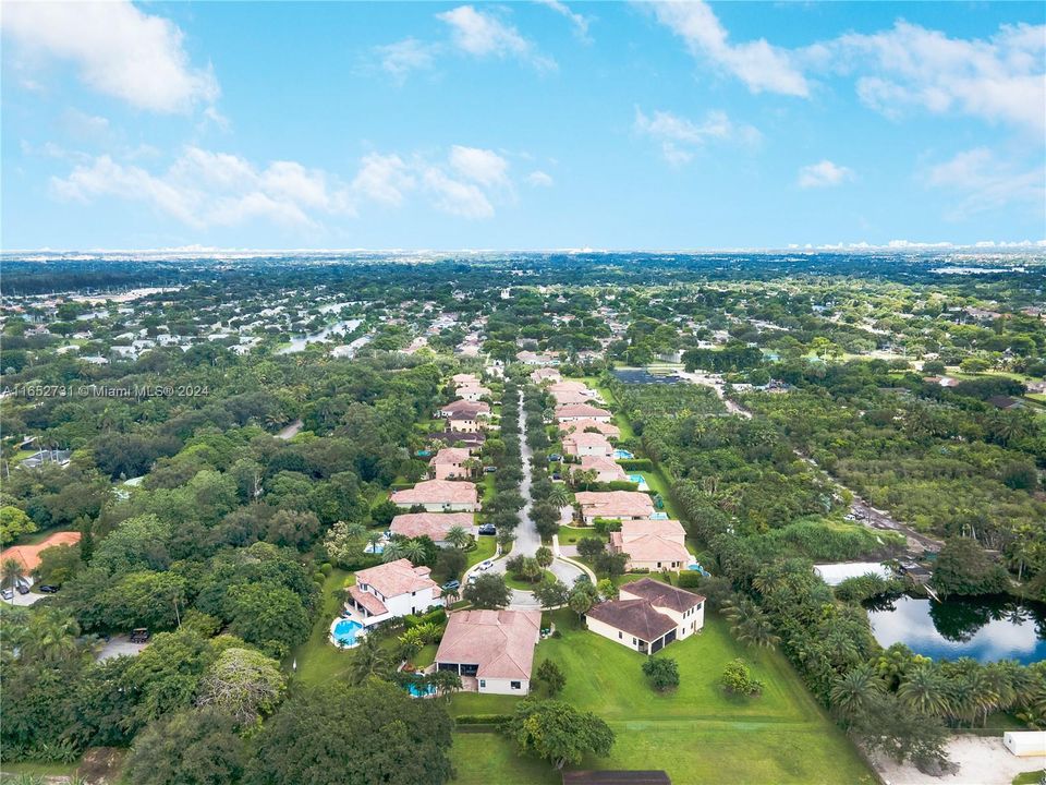 20 home gated community (looking east)