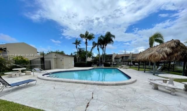 Community pool area