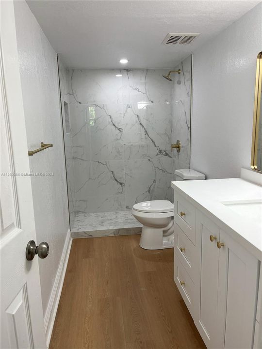 Completely remodeled bathroom