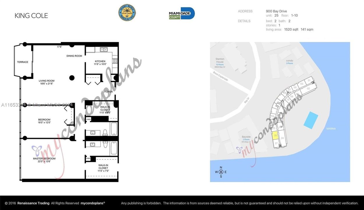 En Venta: $549,900 (2 camas, 2 baños, 1520 Pies cuadrados)