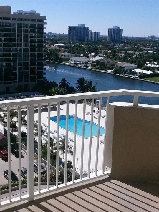 Pool, Bay vw from balcony