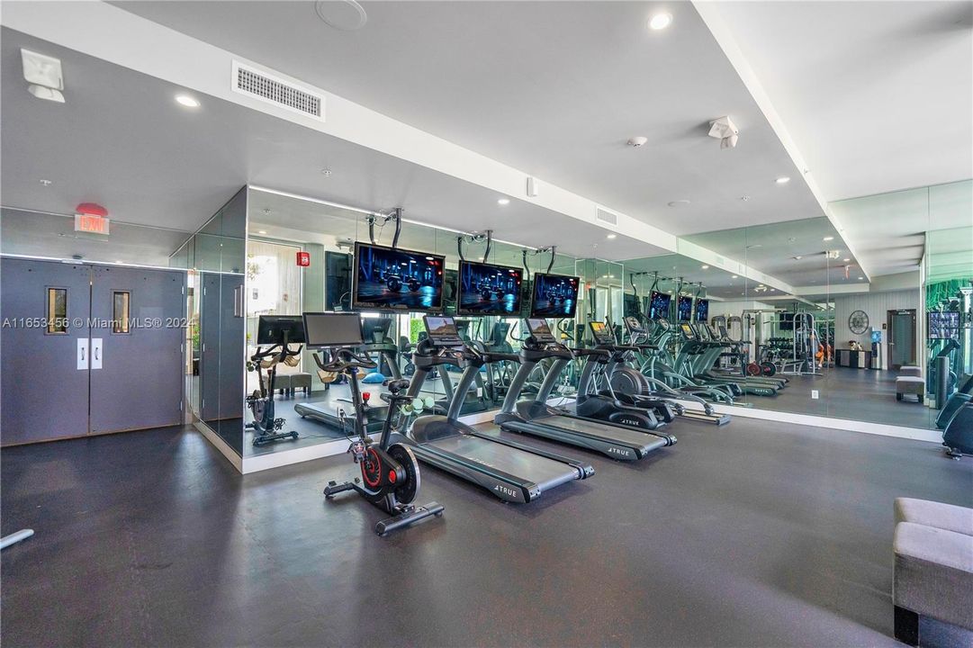 State-of-the-art fitness center equipped with modern machines and equipment for all your workout needs.