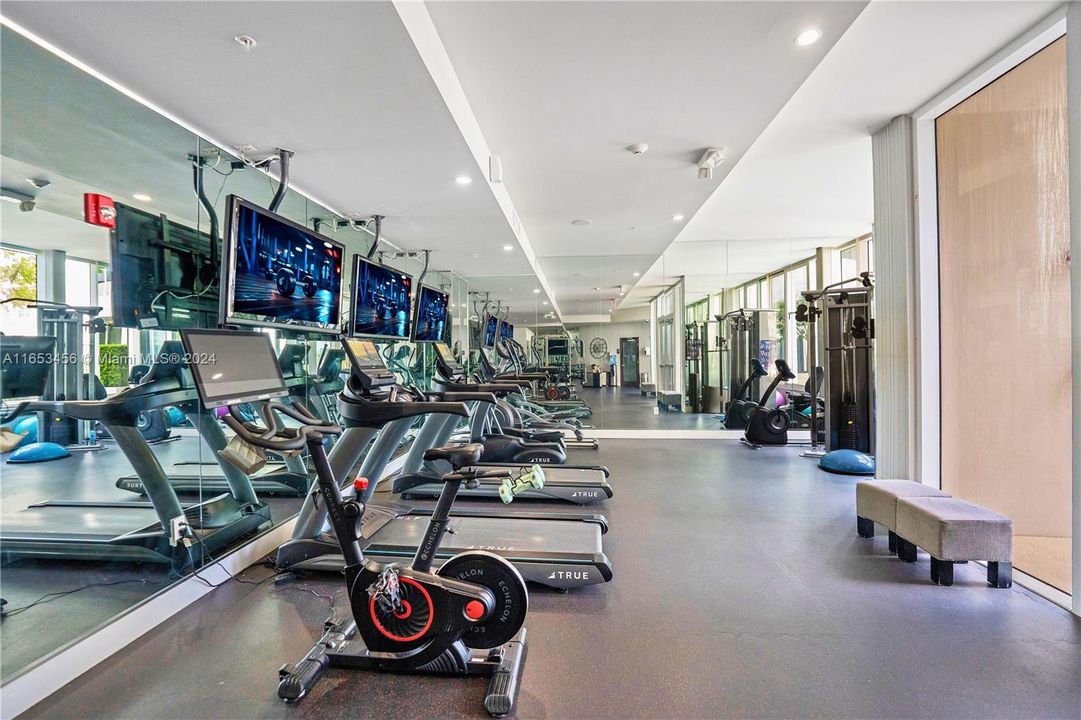 State-of-the-art fitness center equipped with modern machines and equipment for all your workout needs.