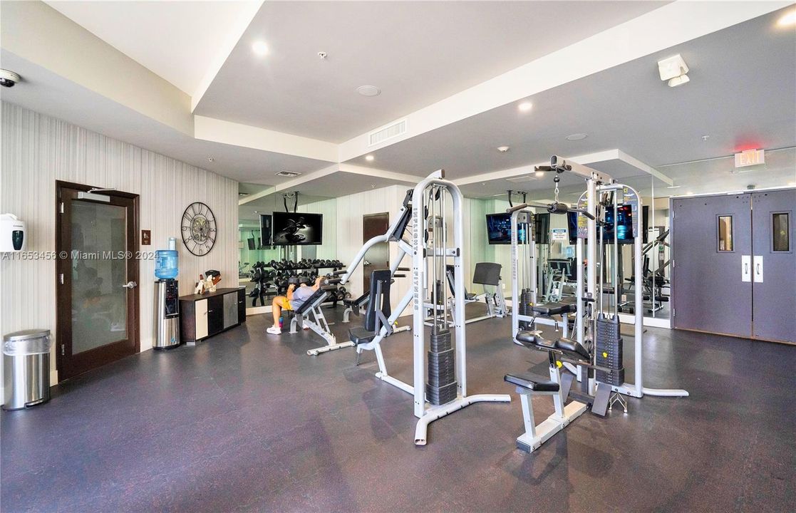 State-of-the-art fitness center equipped with modern machines and equipment for all your workout needs.