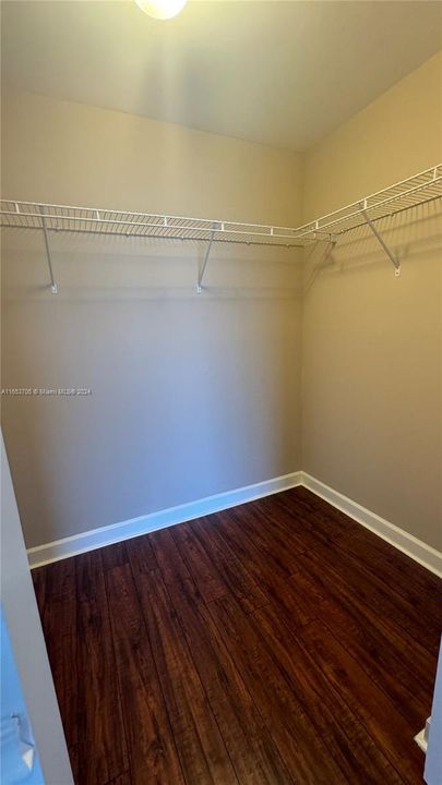 walk in closet in second bedroom