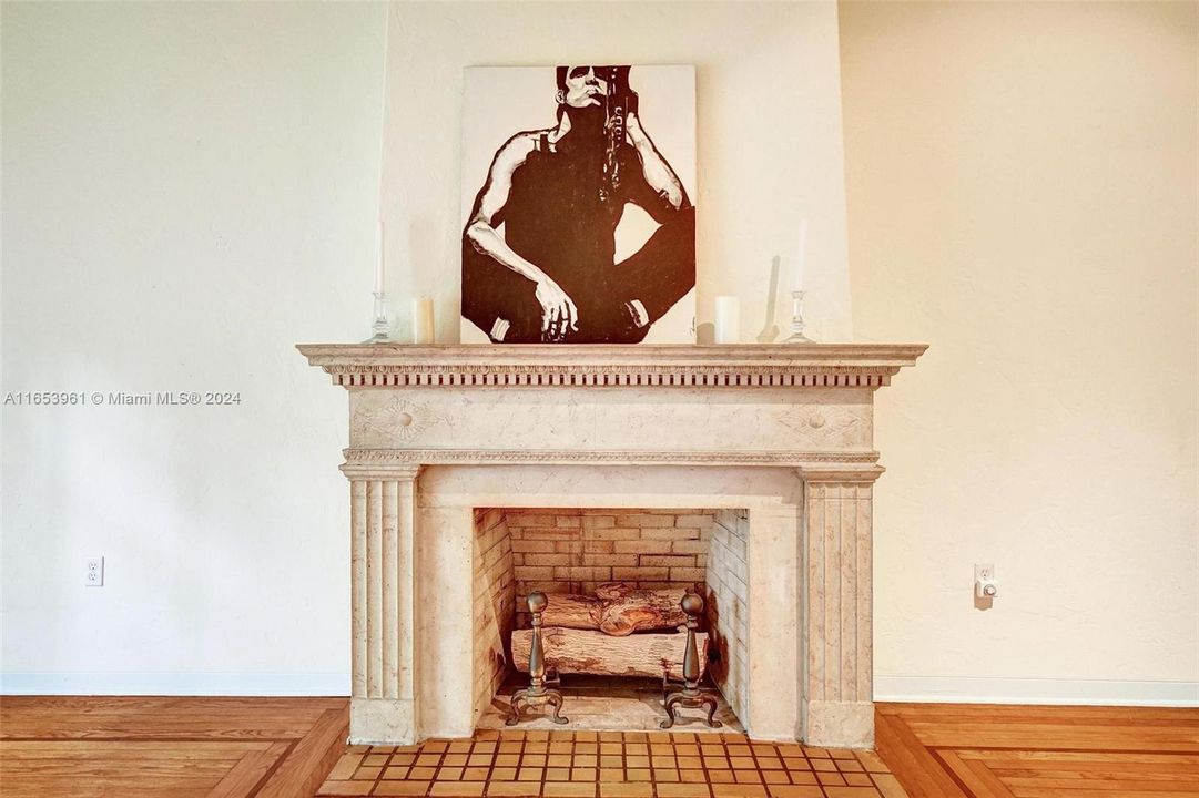 Orginal fireplace