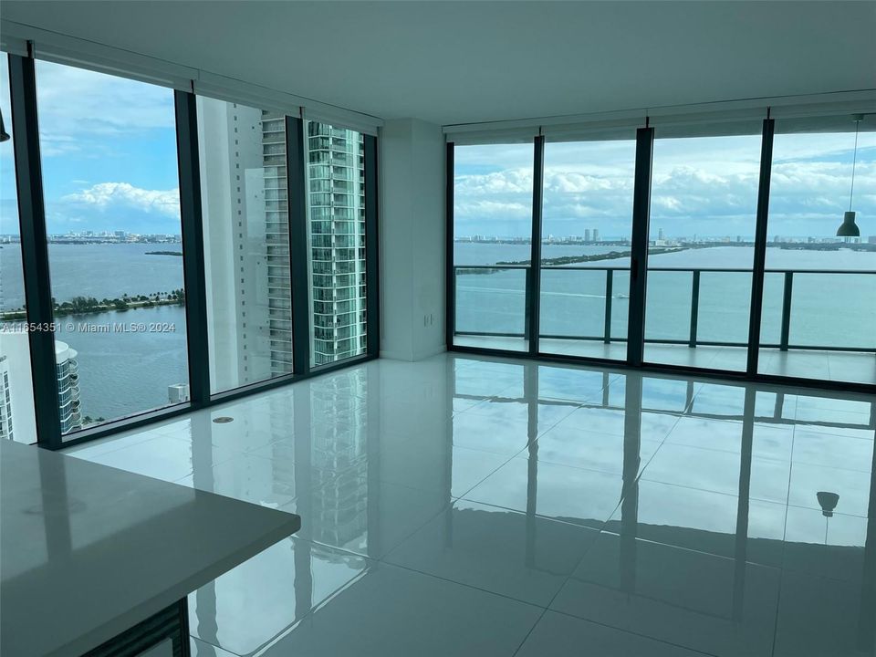 Living room area with a view!