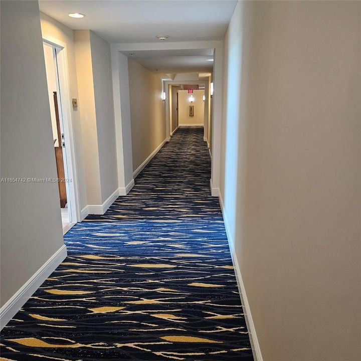 New carpet in each floor