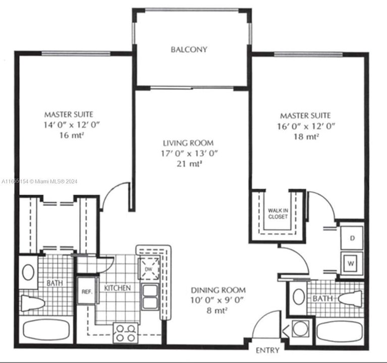 Active With Contract: $489,000 (2 beds, 2 baths, 1180 Square Feet)