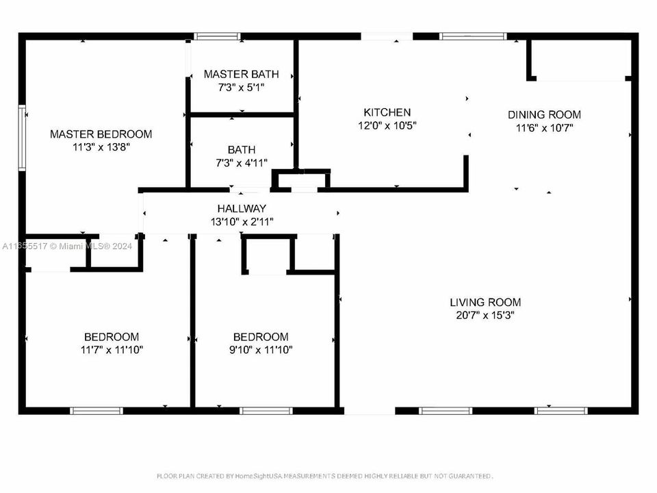 FLOOR PLAN WITH MEASUREMENTS