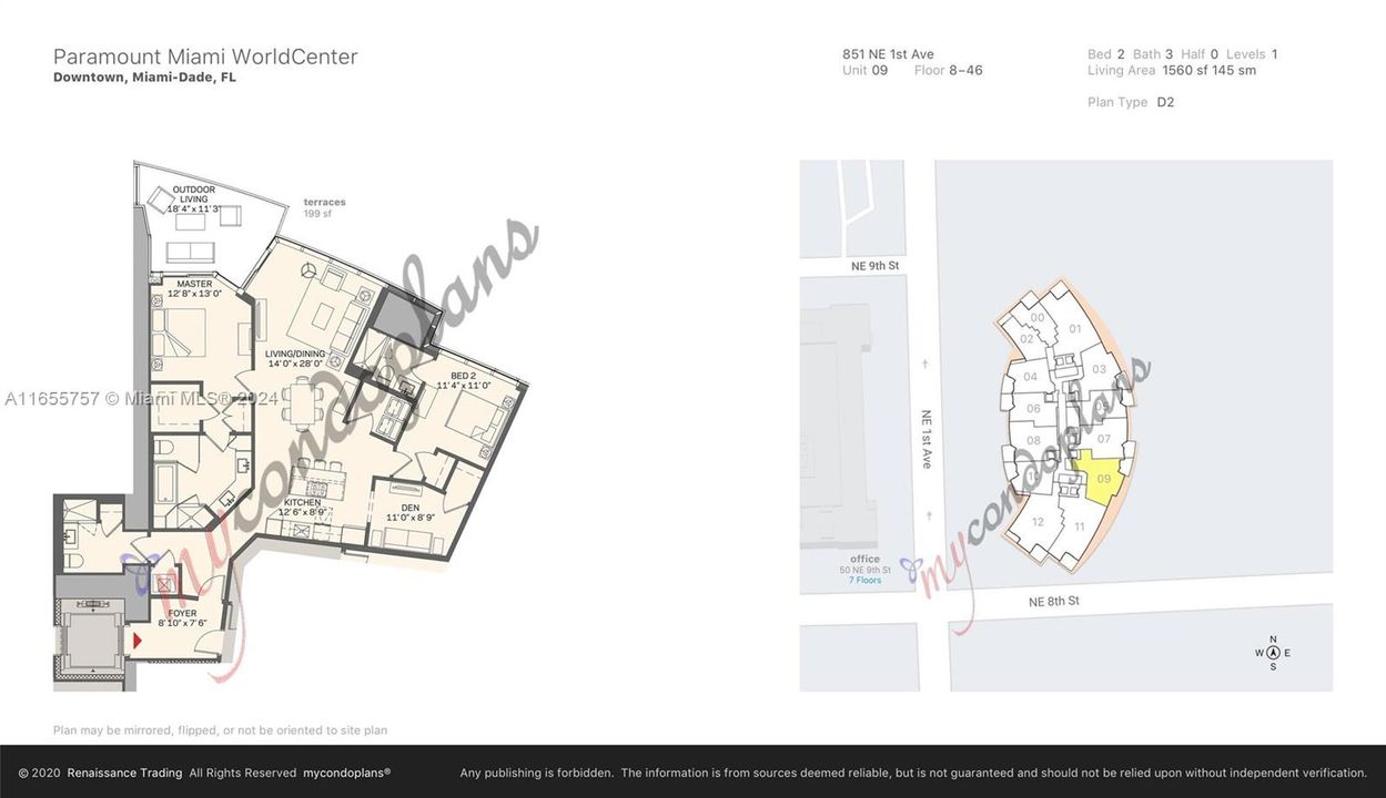 Active With Contract: $7,000 (2 beds, 3 baths, 1559 Square Feet)