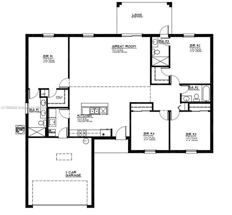 На продажу: $365,000 (4 спален, 3 ванн, 1767 Квадратных фут)