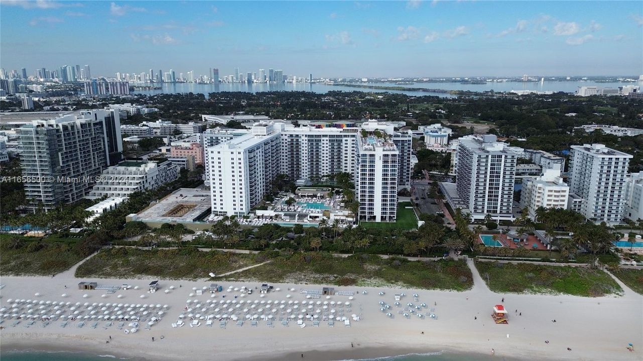 Building and Beach