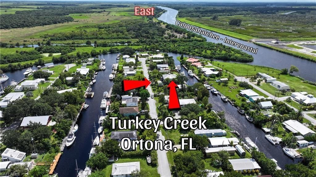 1102 Dolphin Lane, Moore Haven, FL 33471 in Turkey Creek (Ortona) on the Intercoastal