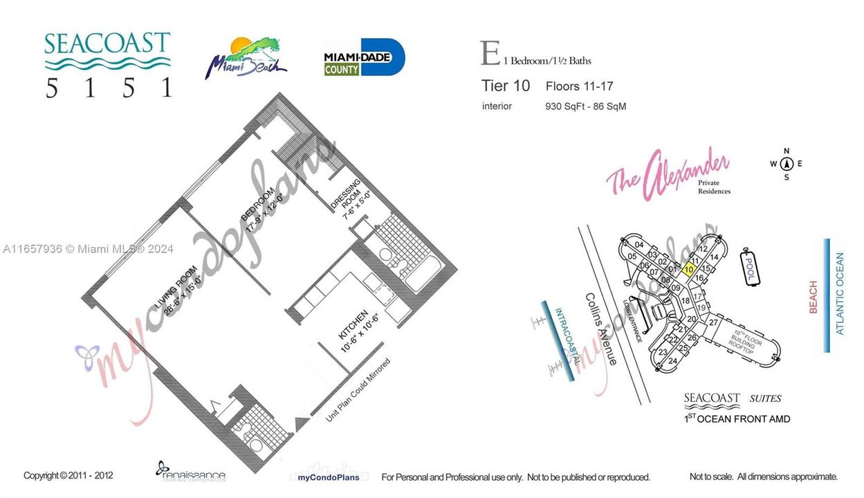 En Venta: $490,000 (1 camas, 1 baños, 930 Pies cuadrados)