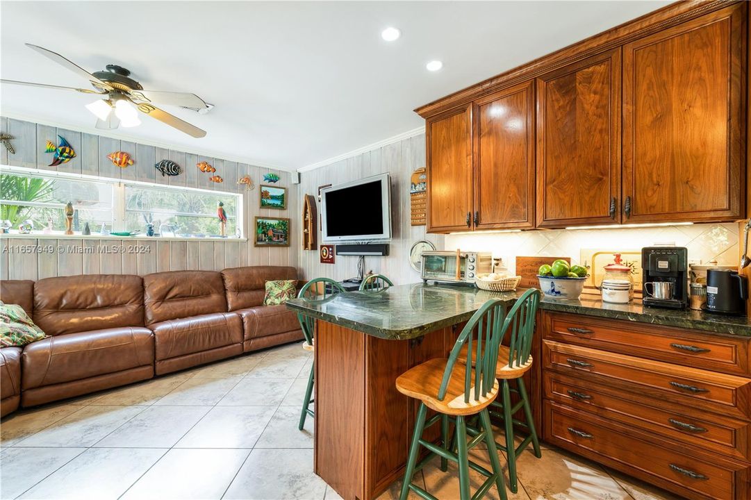 Kitchen/ family room.