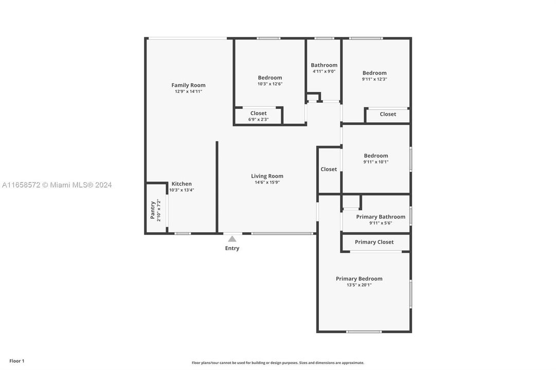 For Sale: $520,000 (4 beds, 2 baths, 1425 Square Feet)