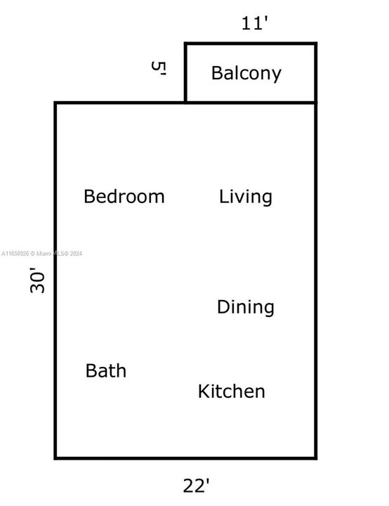 Active With Contract: $250,000 (1 beds, 1 baths, 736 Square Feet)