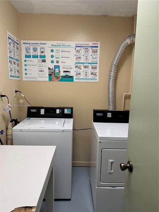 1st floor laundry area