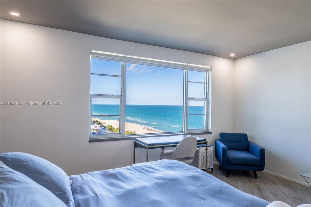 Stunning views of Ocean from Master Bedroom