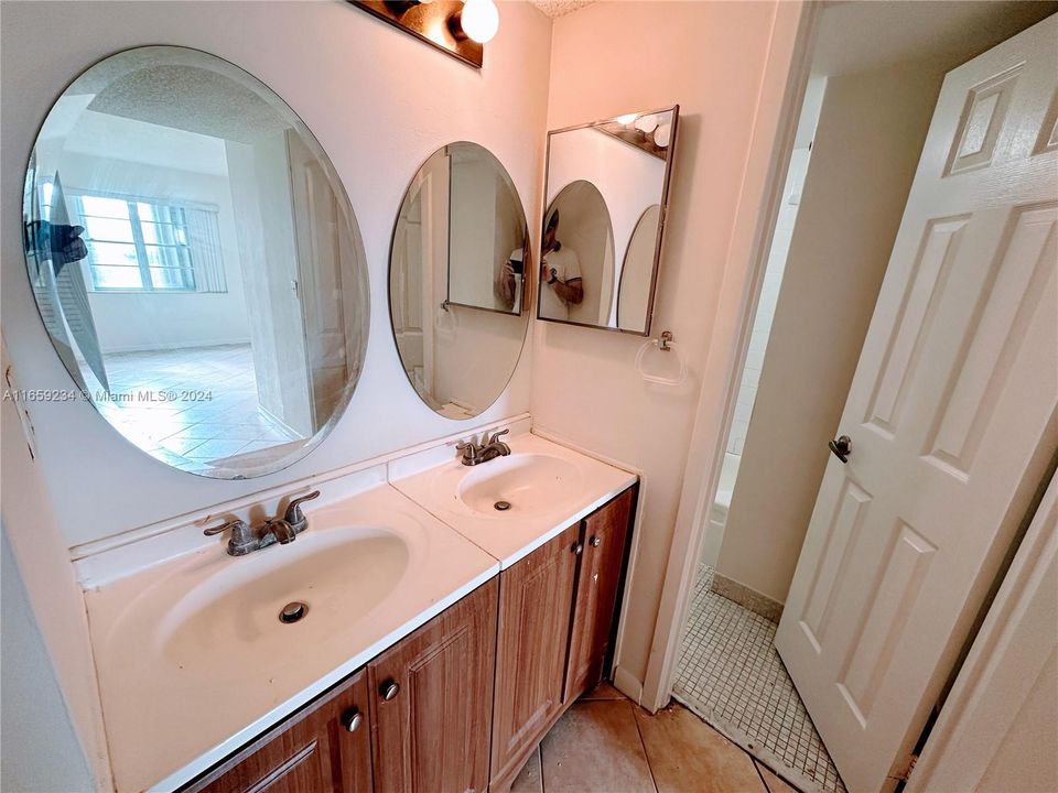 Master bathroom His & Her's sinks