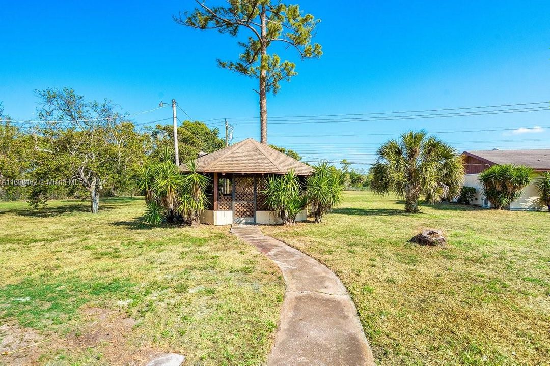 Gazebo with grill