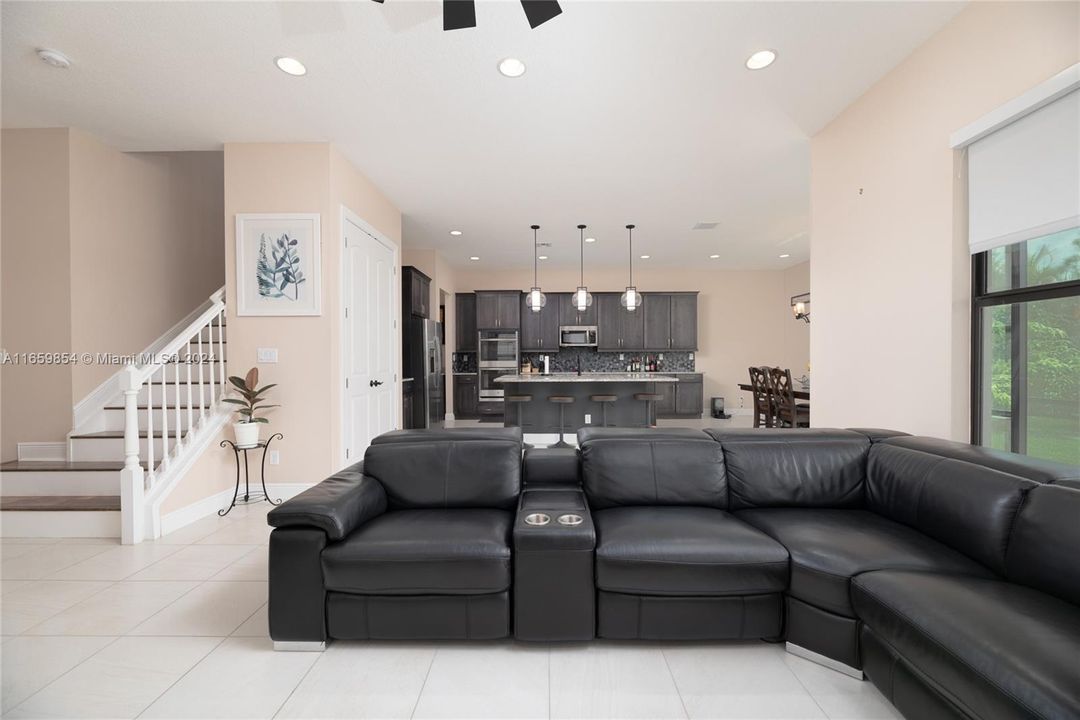 LIVING ROOM ,STAIRS VIEW