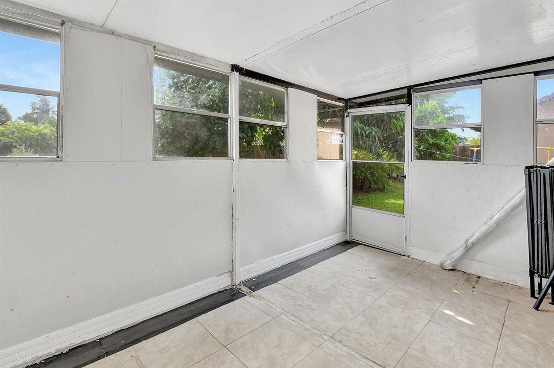 Back patio