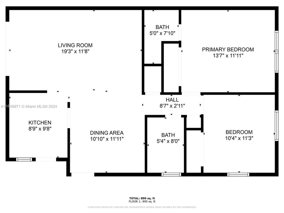 For Rent: $1,890 (2 beds, 2 baths, 856 Square Feet)