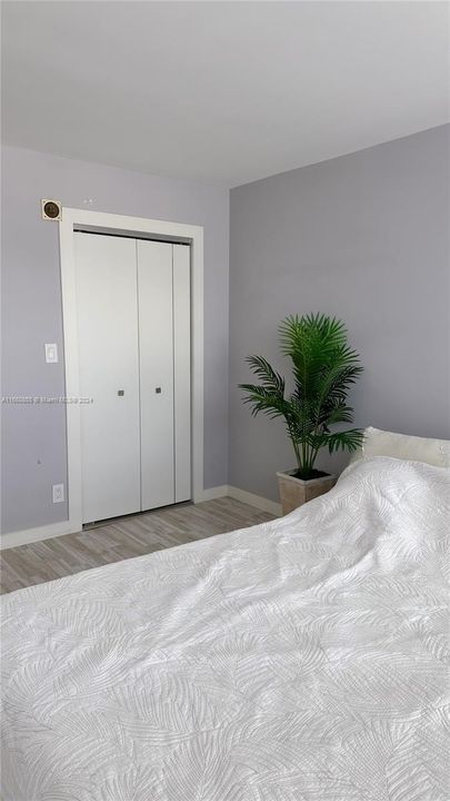 Master bedroom closet entry