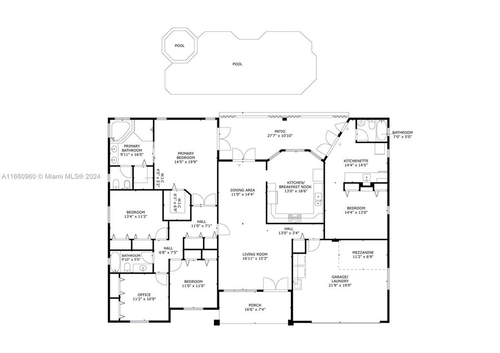 En Venta: $1,100,000 (5 camas, 3 baños, 2454 Pies cuadrados)