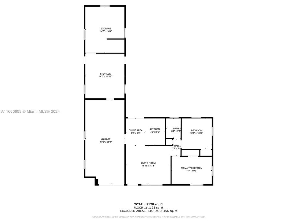 For Sale: $454,999 (2 beds, 1 baths, 800 Square Feet)