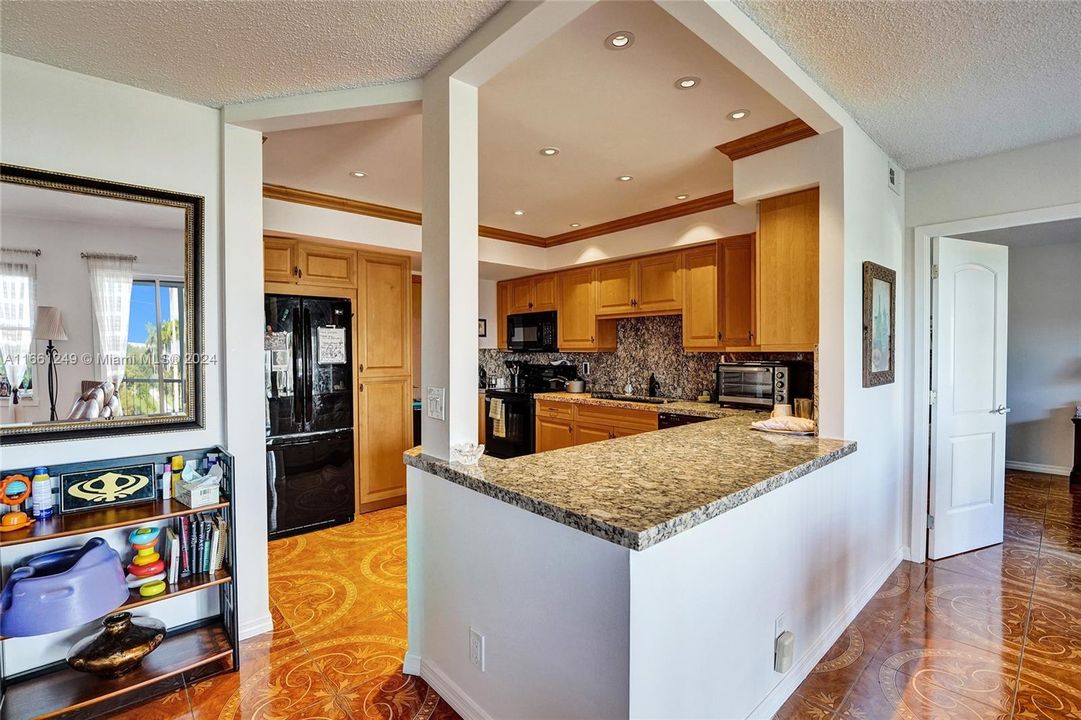 kitchen with clean modern cabinets and LG appliances