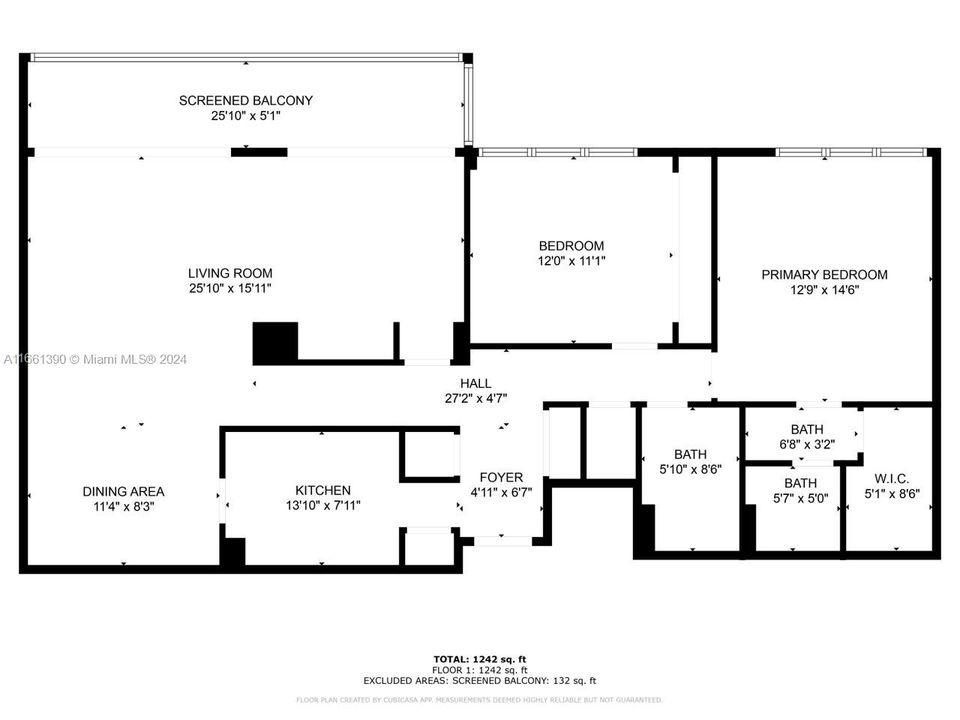 For Rent: $2,200 (2 beds, 2 baths, 1296 Square Feet)