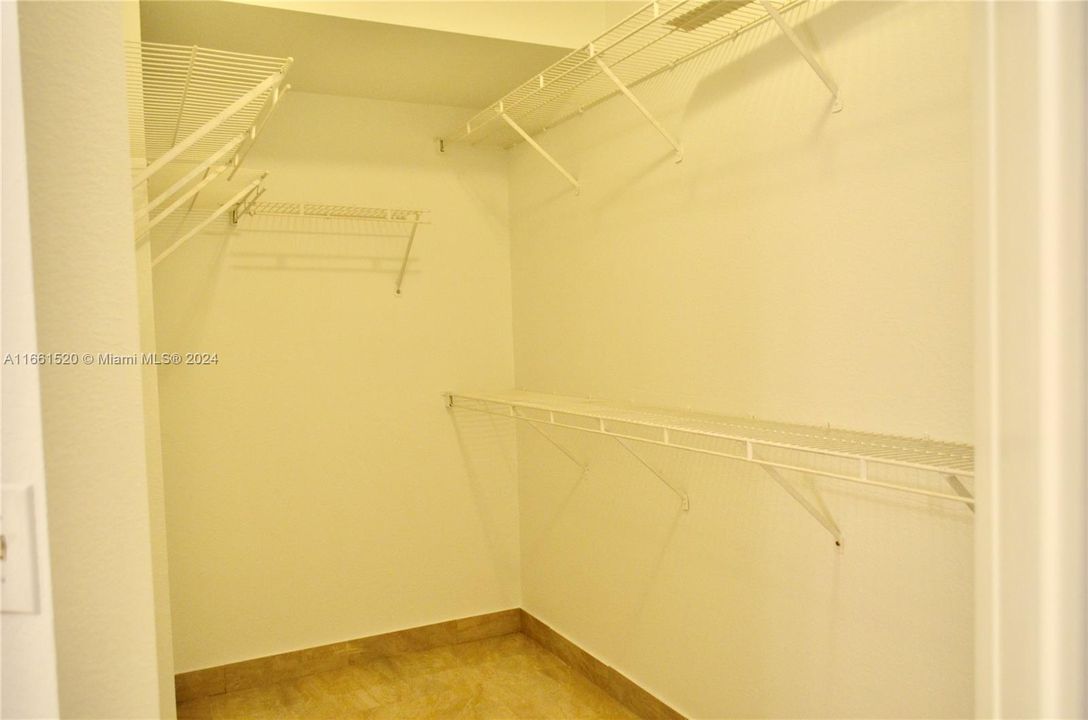 Walk in Closet - Primary bedroom