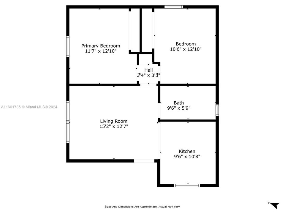 В аренду: $2,850 (2 спален, 1 ванн, 1400 Квадратных фут)