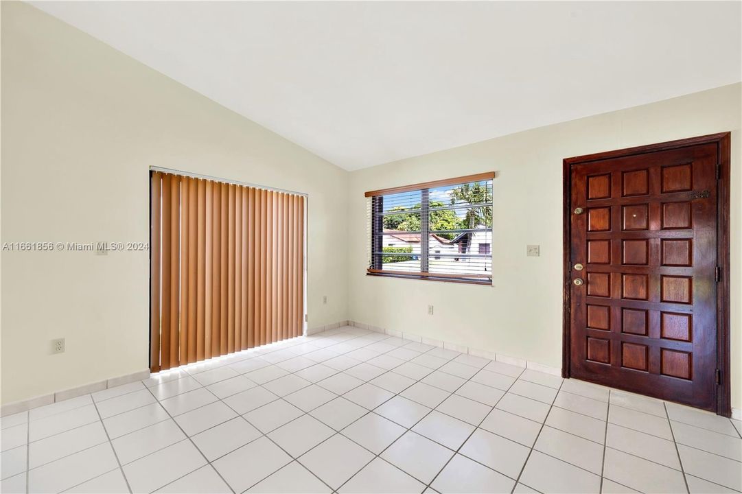 Living/Dining Room. Plus Sliding Picture Window.