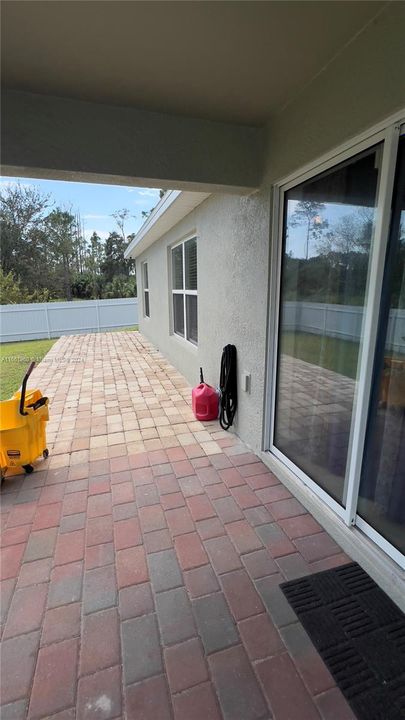 Back Patio entrance