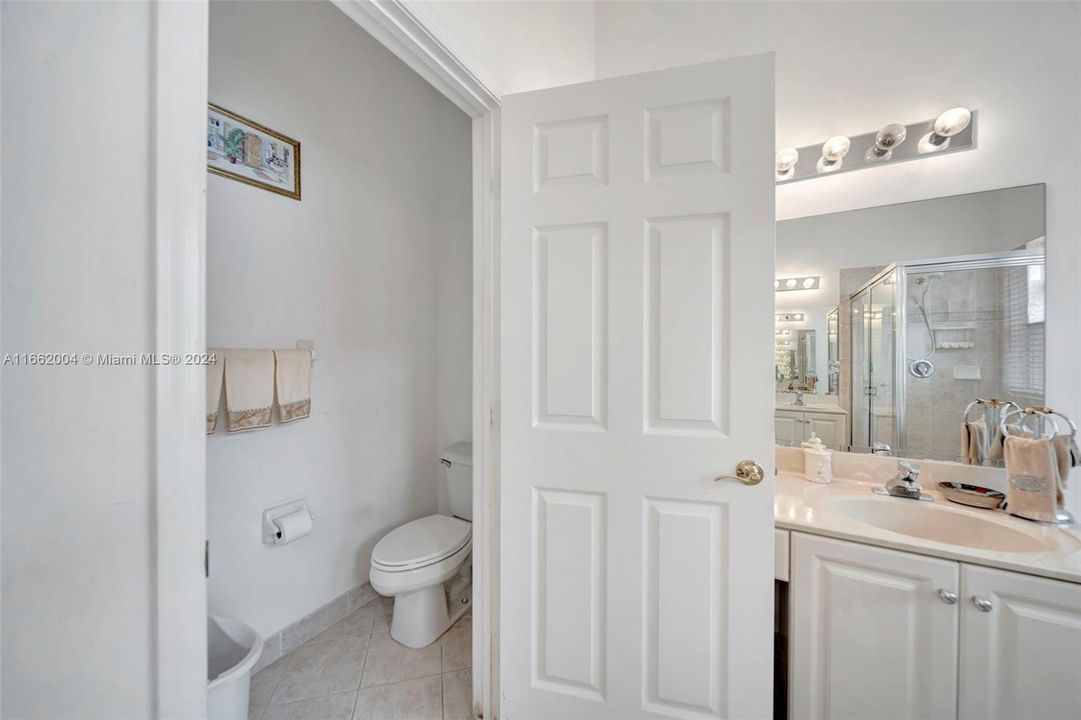 Primary Bathroom has separate-private commode room