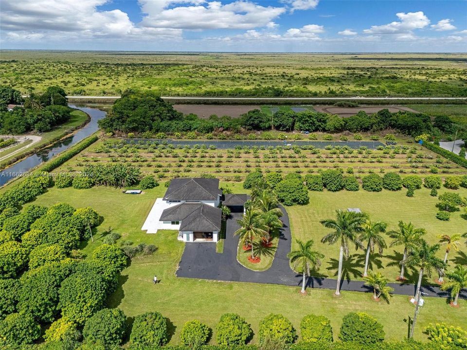 Everglades National Park to the West