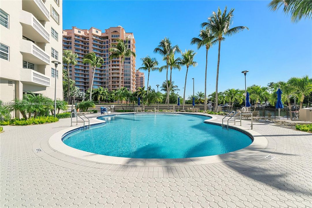 Heated Pool Facing the Bay