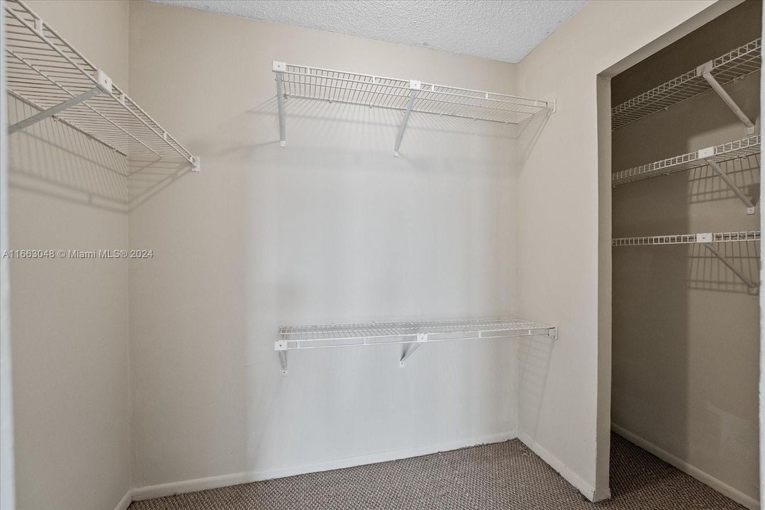 Walk-in closet.1000 Parkview Drive, #824, Hallandale Beach, FL.